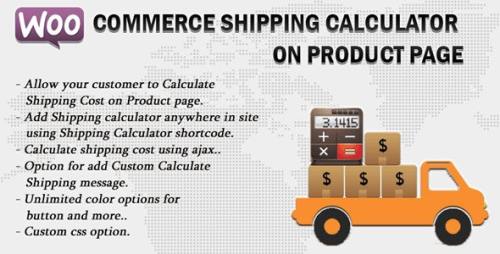 Woocommerce Shipping Calculator On Product Page v2.0 Nulled