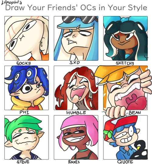 Made the draw your friend’s OC thingy in...