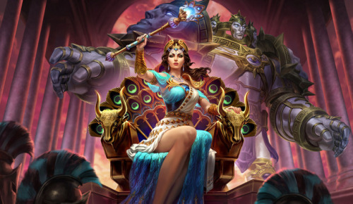 nyxatnight:Hera’s God Card from the SMITE Website