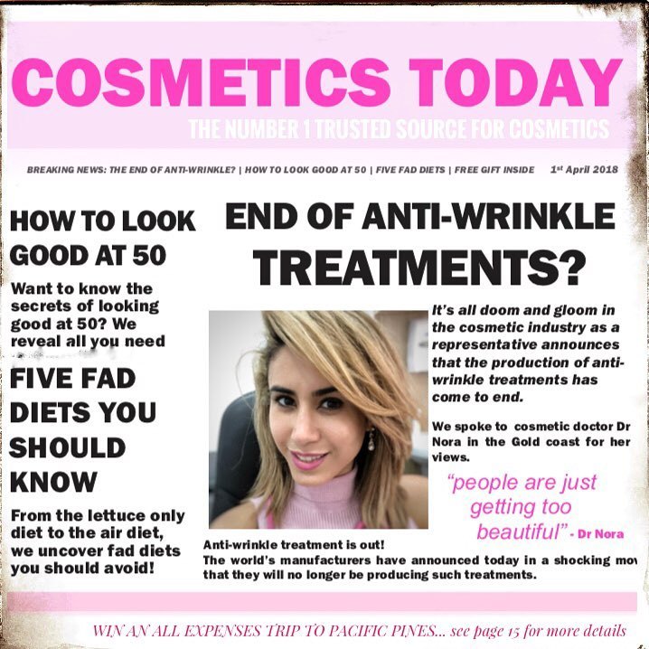 Wishing you all a happy and cheerful Sunday ๐Take care and stay healthy ๐
Dr Nora x
Source: https://instagram.com/p/BhAUTOuFgFU/