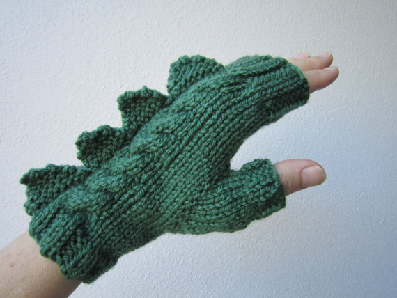 It Begins! - Rawr! Fingerless gloves can transform your hand...