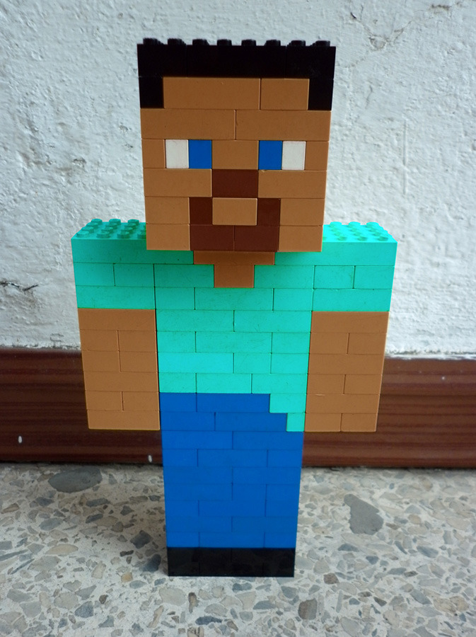 Legosaurus — Lego Minecraft Characters Created by Meufer 