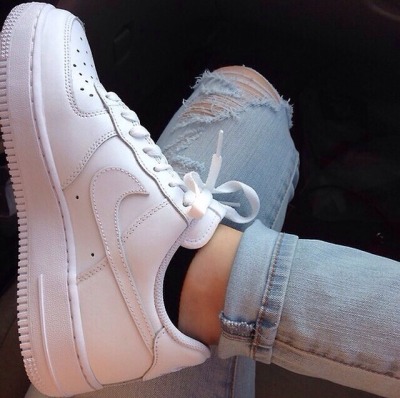 nike air force 1 white for girls