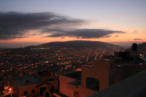 standwithpalestine:Sunset in Nablus, Palestine.(By Ameed122)