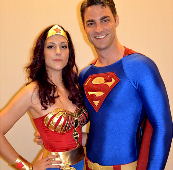 Image result for superman wonder woman cosplay