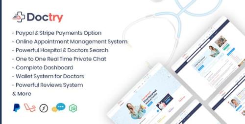 Doctry v1.4 - Doctors and Hospitals Listing Theme Nulled