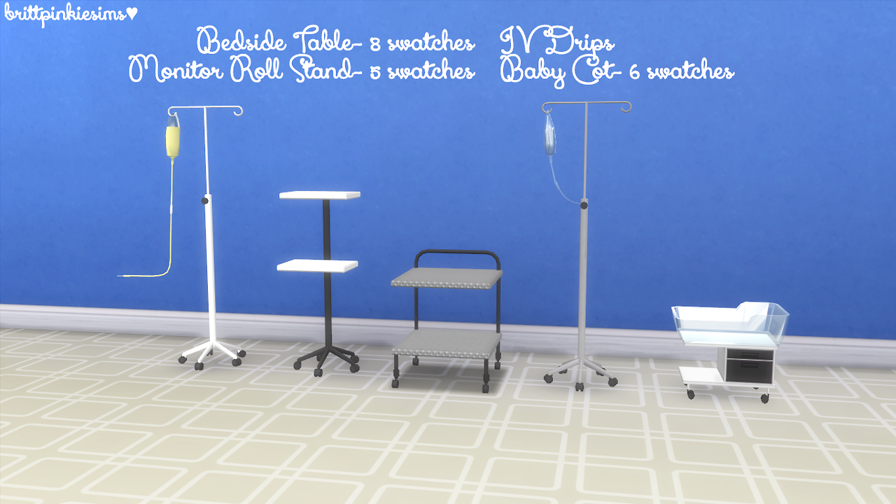 Rex's Place, brittpinkiesims: The Sims 4: Hospital Set Hey...