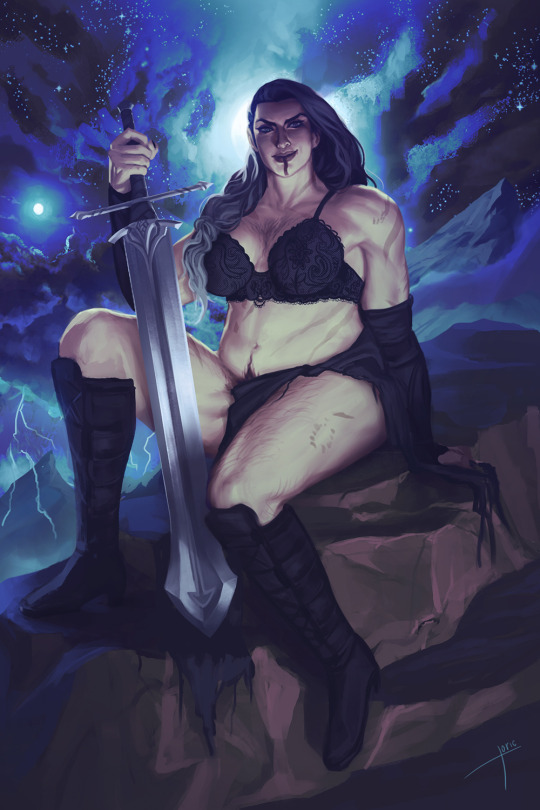 Here is my piece for @CrPinup (on twitter) , you should check out the project since there is a lot of cool art up there! ...