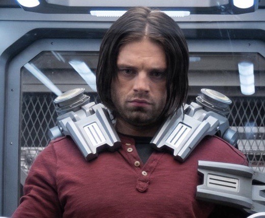 bucky barnes red henley shirt