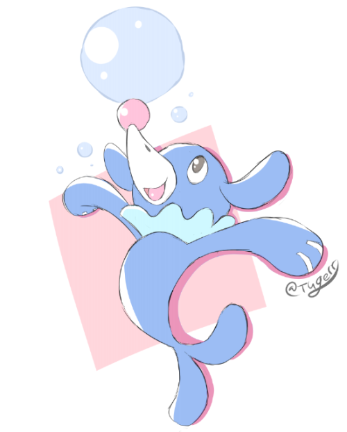 tygerr-artt:Popplio for @bubble-bird !