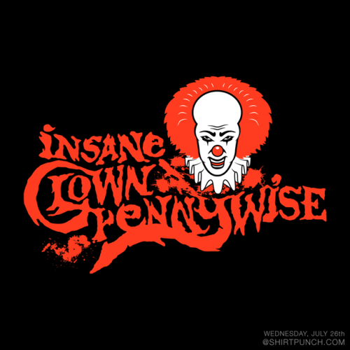 “Insane Clown Pennywise” by Wolf Krusemark is $10 today at...