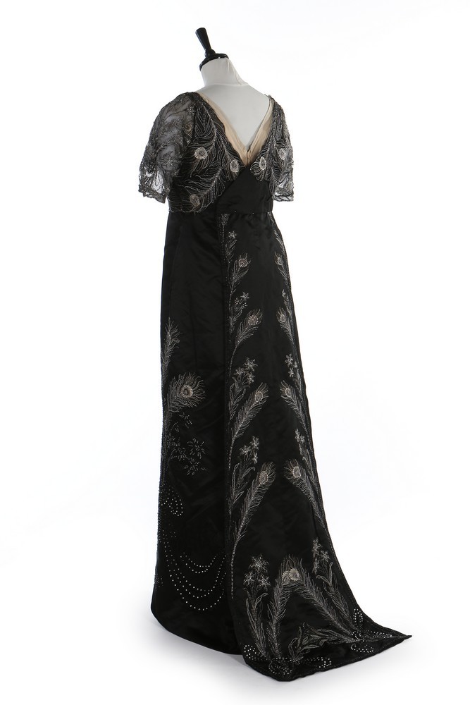 Historical Dress - Maison Worth ‘Peacock’ dress, 1910-12 Woven...