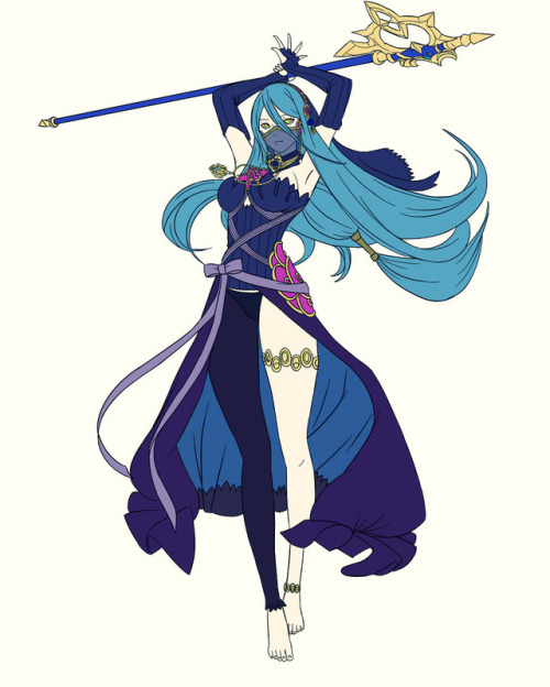 truejekart:Azura from Fire Emblem Fates (Base Colors)