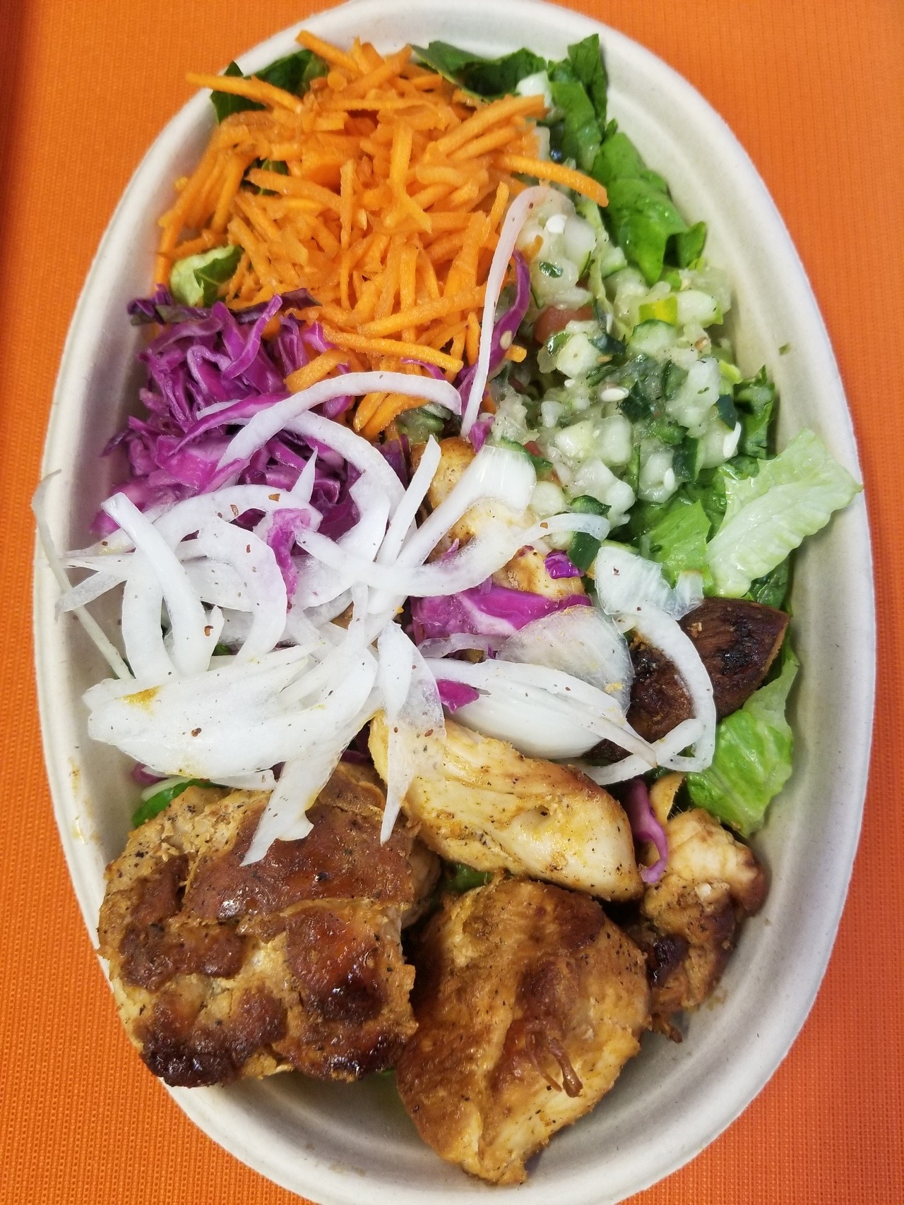 It's a Runner's World — alwaysonemoretime: This chicken kebab salad...