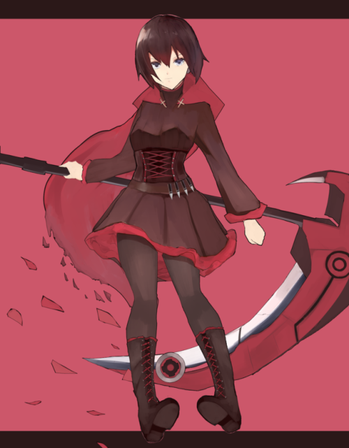 aku-no-homu:Ruby by artist りぜあす (@rizeass)