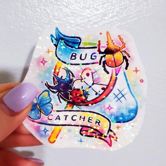 Holographic Animal Crossing Stickers made by momommojo