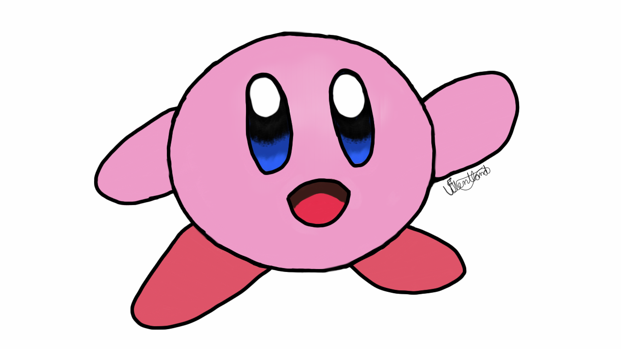 Cellphone Drawings To Start This Tumblr Just A Cute Kirby For