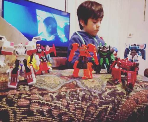 Enano ve la película#powerrangers #transformers (en La Florida...