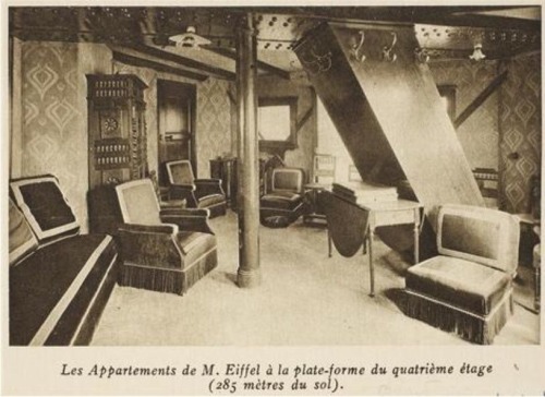 jeroenapers:Gustave Eiffel had een appartementje voor zichzelf...