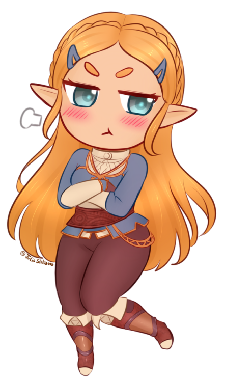 stilitrash:Some botw chibis I made for stickers to sell on an...