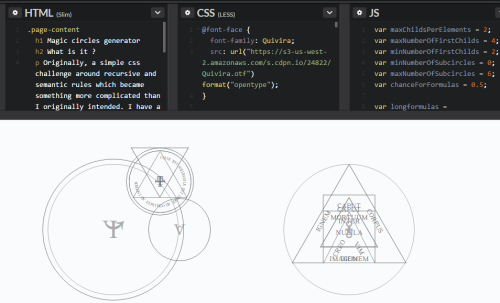 The Graycloak Grimoires Magic Circles Generator