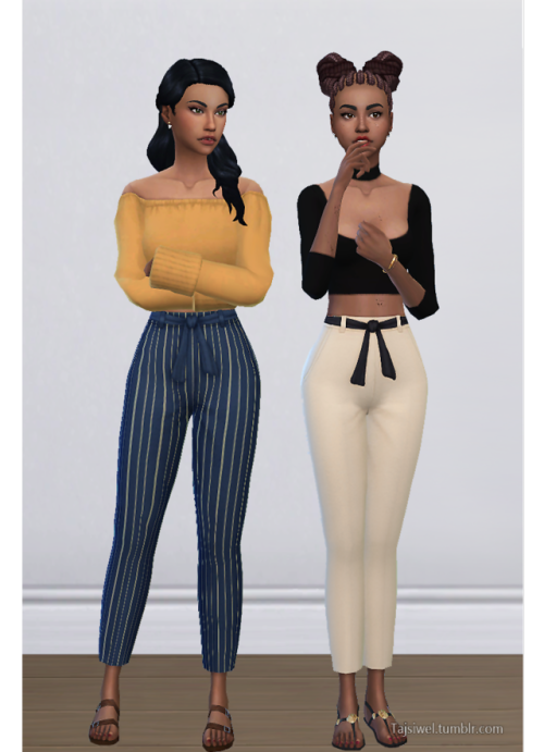 tajsiwel:Blushchat’s Ribbon Pant Recolors16 SwatchesCustom...