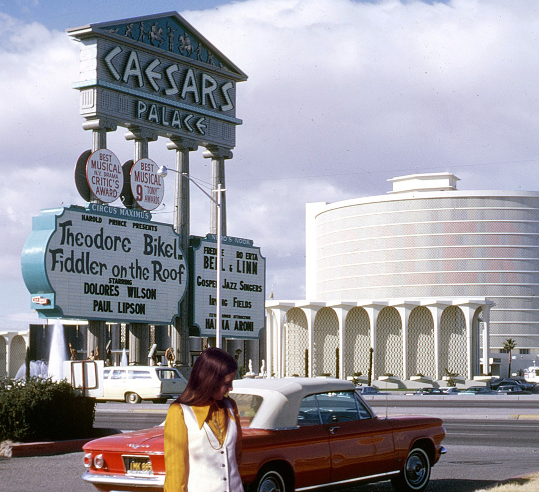 Vintage Las Vegas Caesar/'s Palace Post card