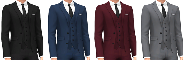 Maxis Match Cc — Marvinsims Three Piece Suits I Couldnt Believe