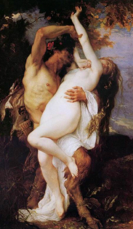 iosonorockmaballoiltango:Alexandre Cabanel, Nymphe et Satyre,...