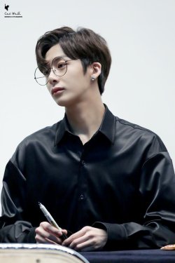 Hyungwon Brown Hair Tumblr