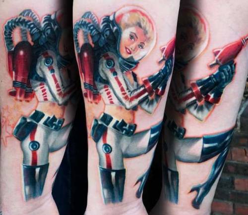 vividvisualizations:“Nuka Girl, tattoo by Teresa Andrews” via...