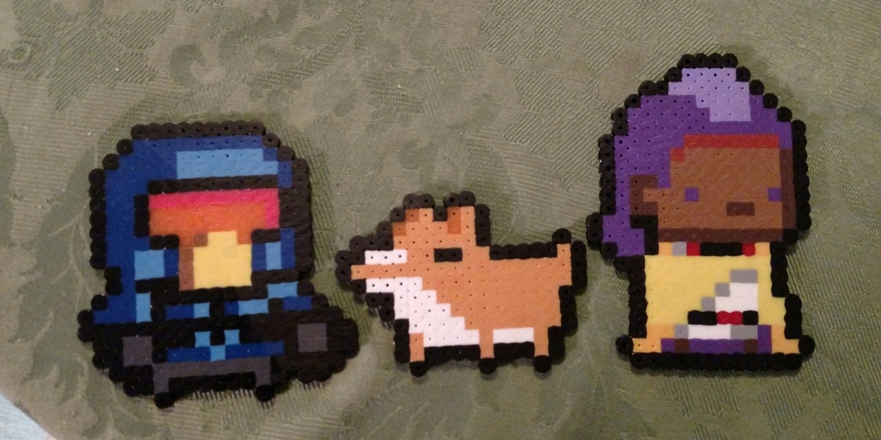 Gay OC's unlimited — Perler bead Enter the gungeon sprites! The Hunter...