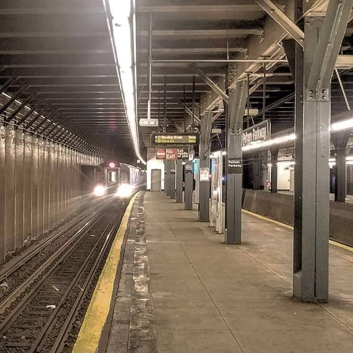 bucktracks — The Pelham Parkway station on the No. 5 line, New...