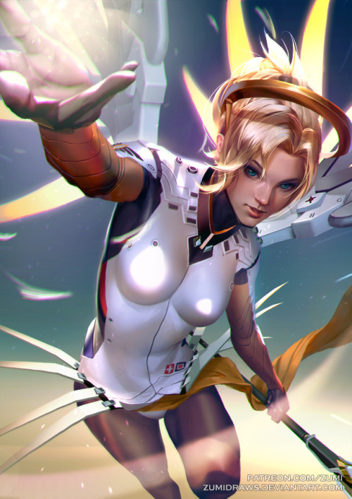 zumidraws:Mercy from Overwatch:DSupport me on Patreon for...