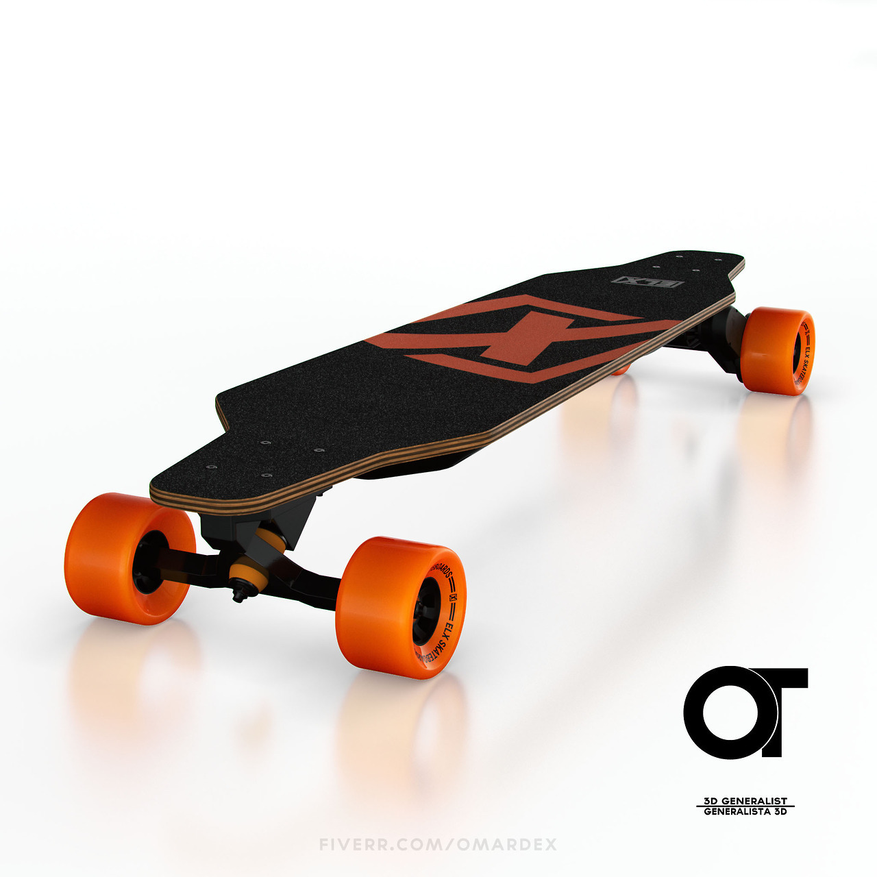 Omardex 3D \u2014 ELX electric Skateboard