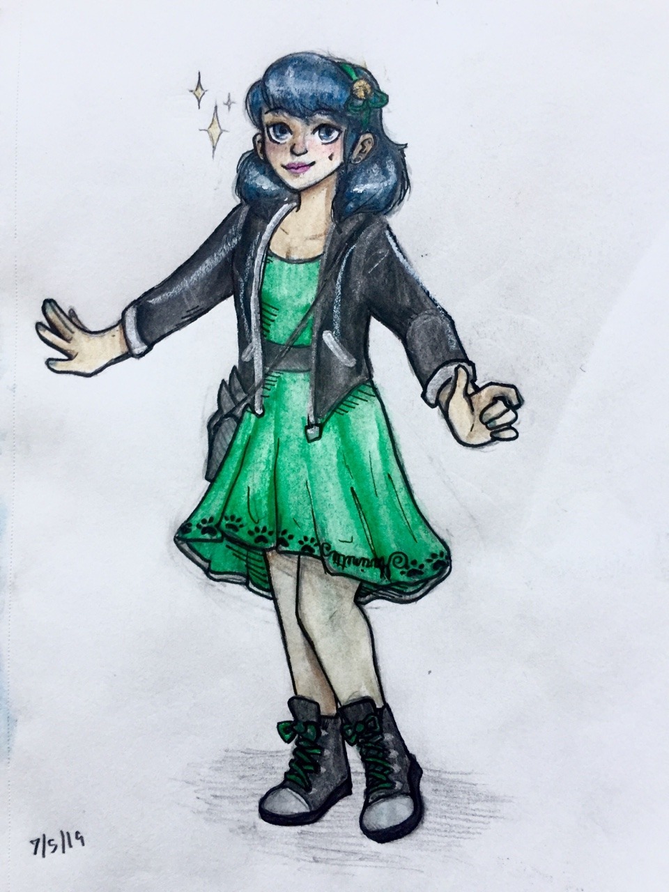 In Which Val Arts A Little Marinette In Her Chat Noir