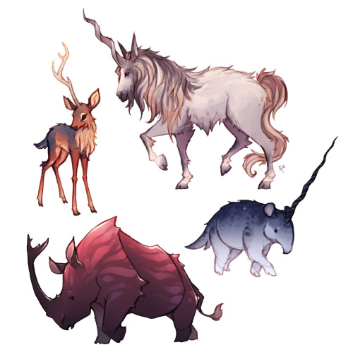 zestydoesthings:Four unconventional Unicorns from tonight’s...