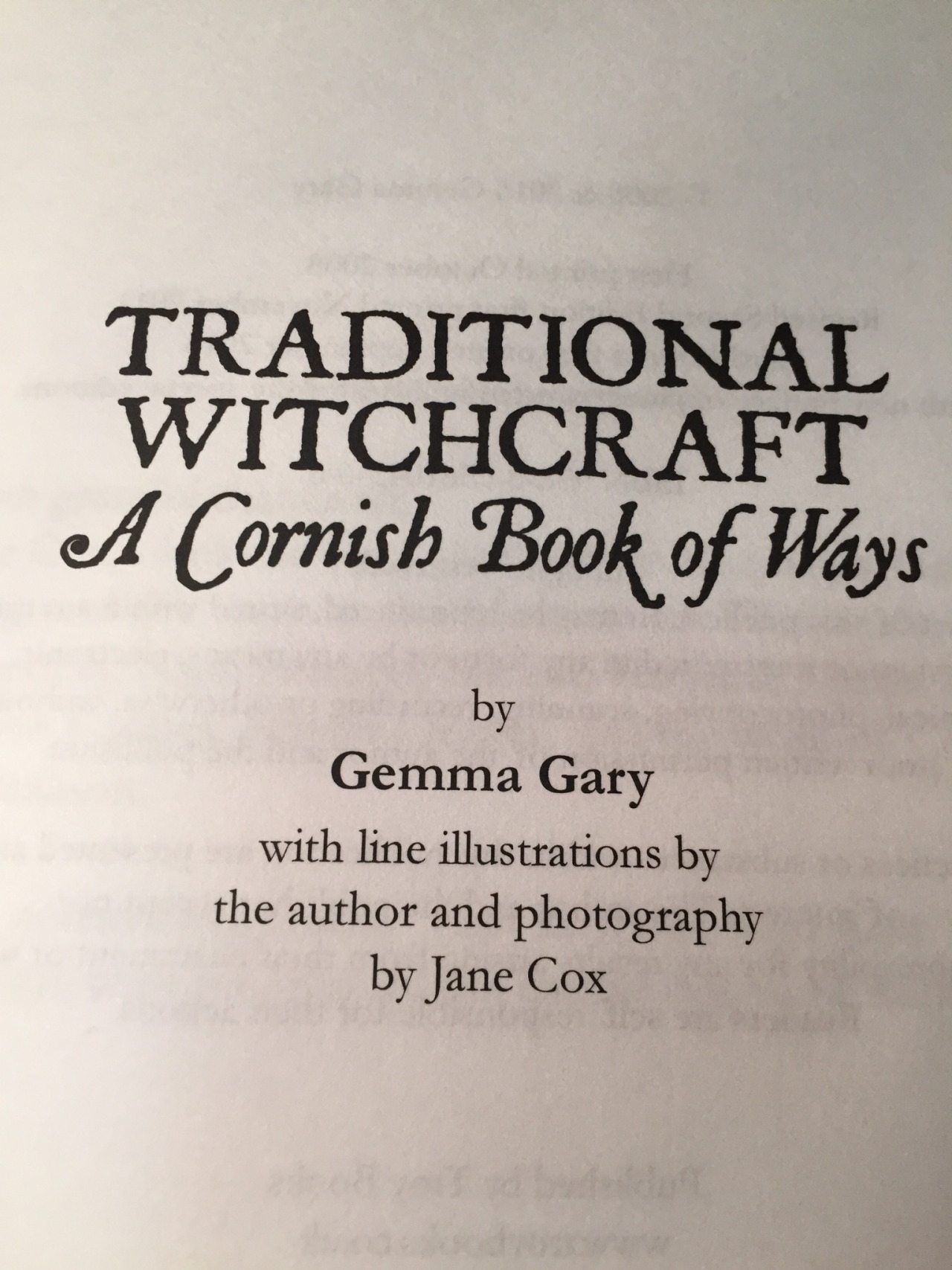 Traditional Witchcraft A Cornish Book Of Ways