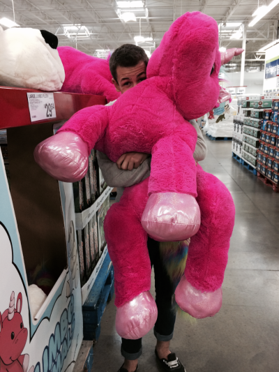 giant stuffed unicorn sam's club