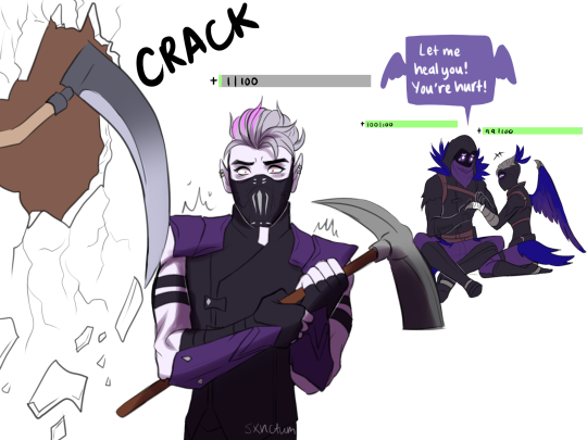 ravage is raven s little sister whenever we squad up he is overprotective over her and i end up sleeping with the fishes - frozen raven fortnite fanart