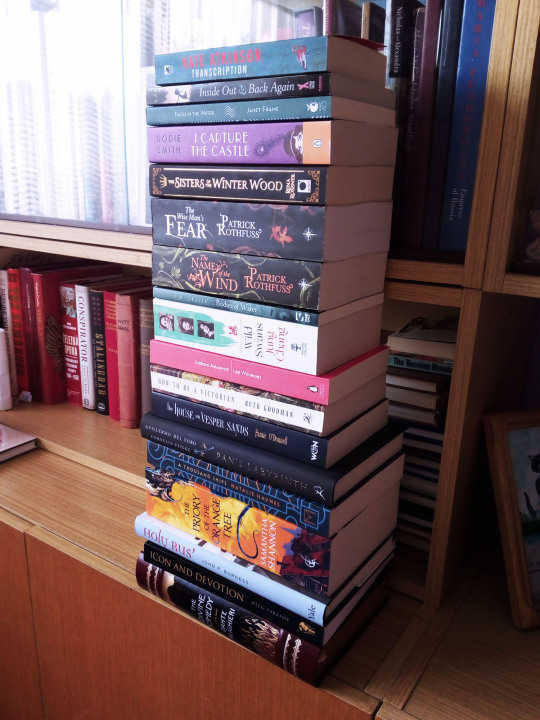 I… may have gotten carried away while buying books last month…