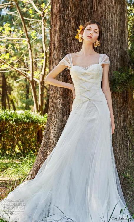 (via Costarellos Spring 2019 Wedding Dresses | Wedding...
