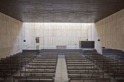 redhousecanada:<br /><br />iwasjustthinking1984: cjwho:<br />Iglesia San Jorge, Pamplona, Navarre, Spain | Tabuenca  Leache<br />For this project, a church-building had to be designed and built for 400 people, including a chapel which would cater for about 100 people to use it on a daily basis. A parish center also included offices, multipurpose rooms, classrooms for catechesis, two houses for priests and a guest room.<br />CJWHO:  facebook  |  twitter  |  pinterest  |  subscribe<br />Stunning<br />