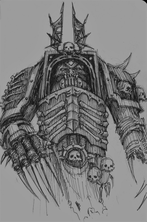 voxbelicosa:Atramentar Terminator; sketchbook entry.