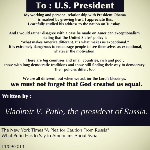  kata kata  nya  What Putin  Has to Say to Americans 