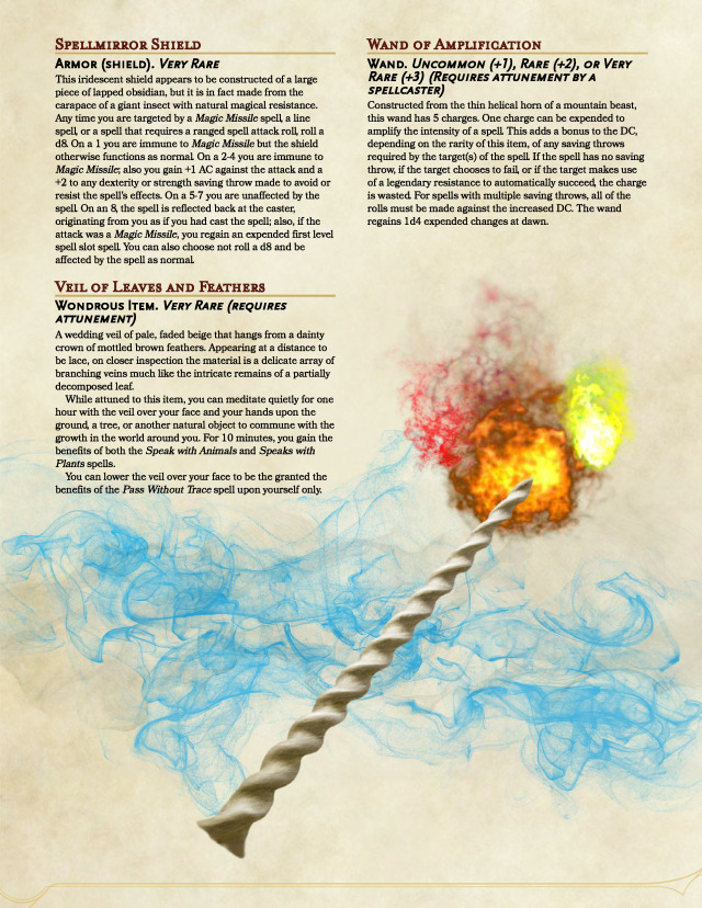 DnD 5e Homebrew — Magnificent Magic Items by Vecna_Is_My_Co-Pilot...