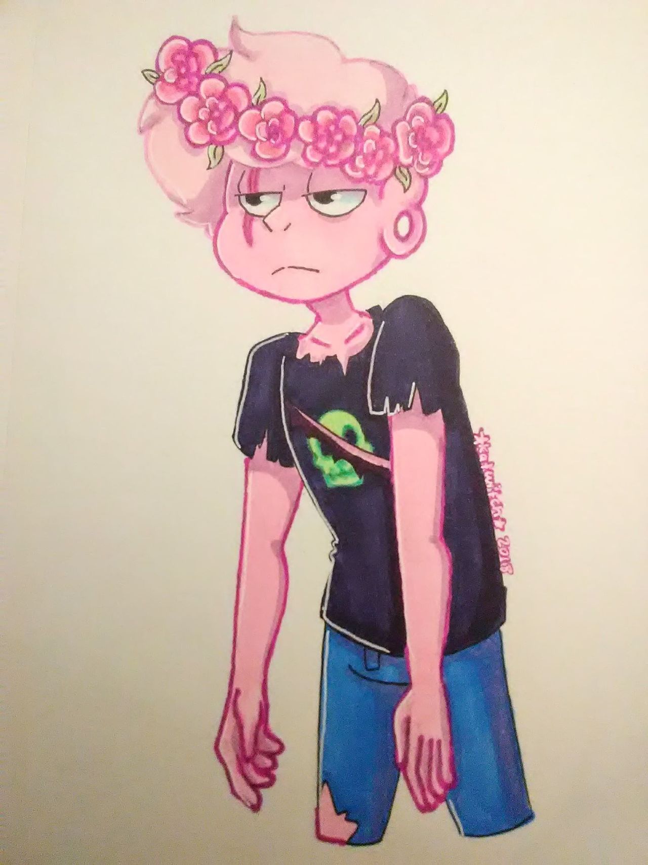 Pink Lars Doodle Idk why but I just suddenly really wanted to draw pink Lars. I may draw more of him in the future idk.