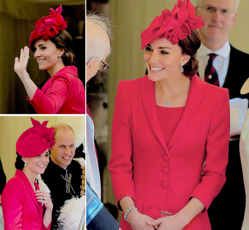 cambridgedom:The Duchess of Cambridge at the Order of the...