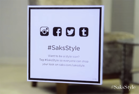 saks fifth avenue social campaign