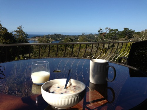 Breakfast on the patio